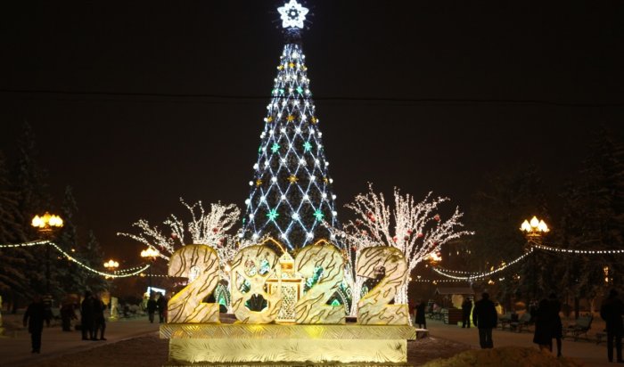 В Иркутске начался демонтаж новогодних украшений