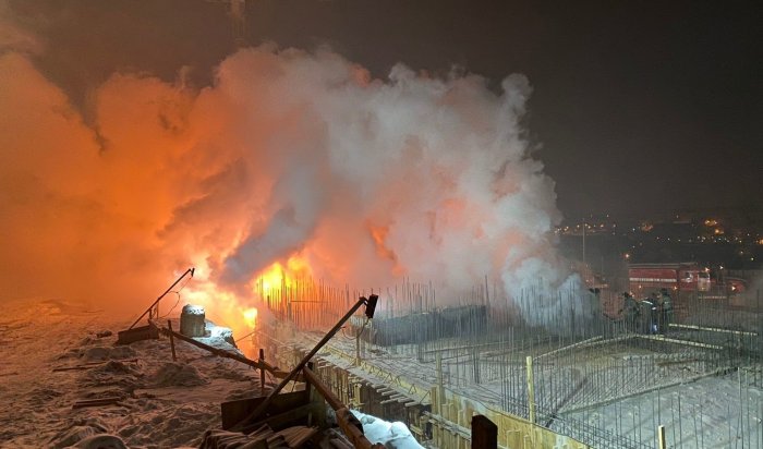 Пожар произошел в строящемся доме квартала «Стрижи» в Маркова