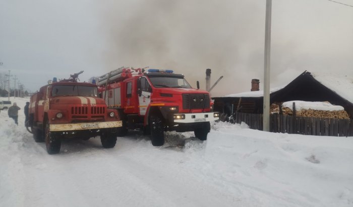 В Тайшетском районе из-за короткого замыкания произошёл пожар