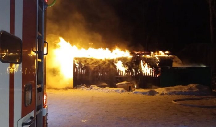 В Усть-Илимске загорелась сторожка на территории приюта для животных