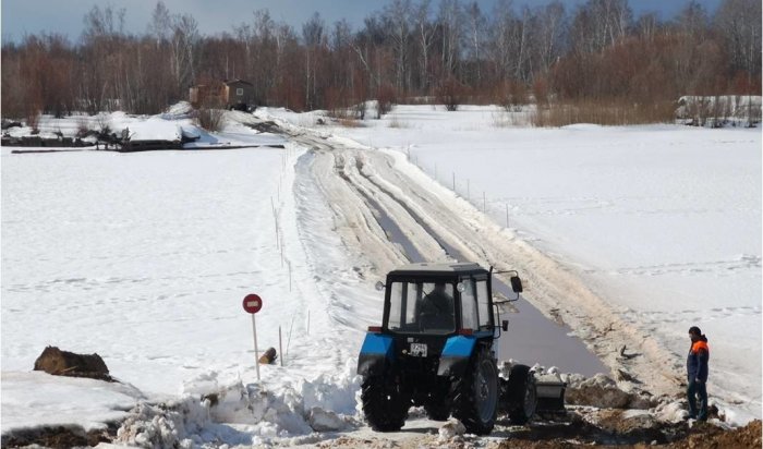 В Тайшетском и Шелеховском районах закрыли ледовые переправы