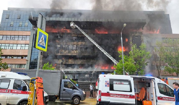 Пожар произошел в московском бизнес-центре «Гранд Сетунь Плаза»