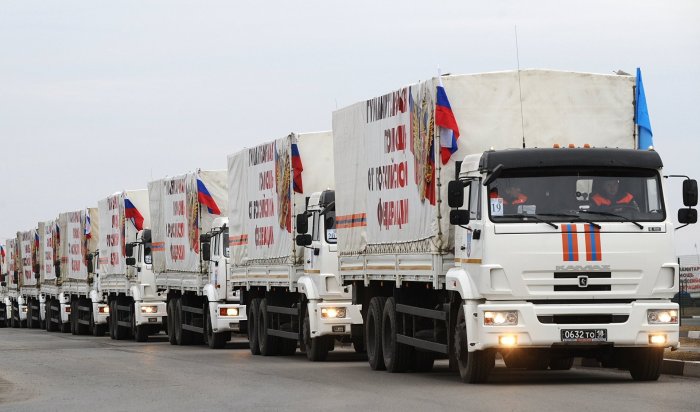 Российские военнослужащие доставили гуманитарную помощь в Харьковскую область