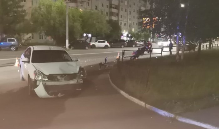 Два подростка пострадали в ночном ДТП в Братске