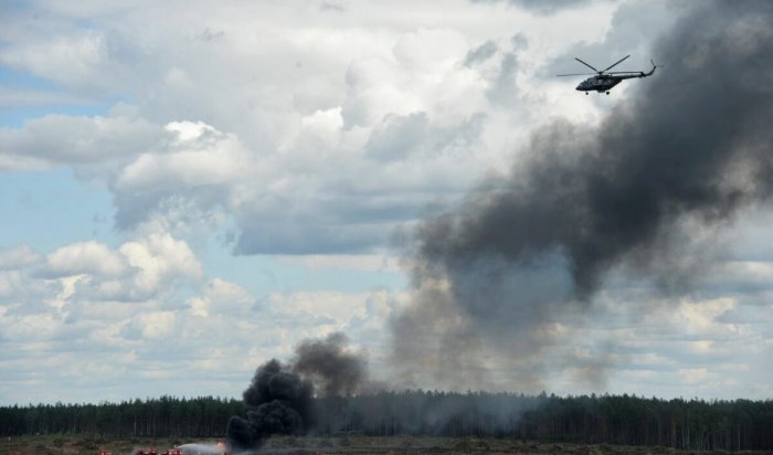 В Рязани упал самолет Ил-76 (Видео)