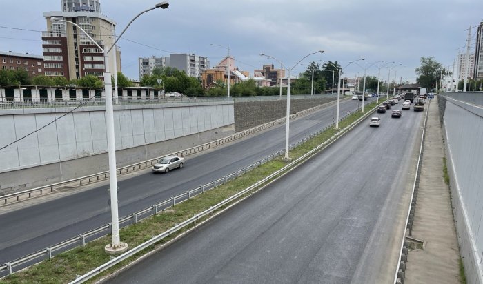 В Иркутске завершается ремонт дороги на съезде с Академического моста