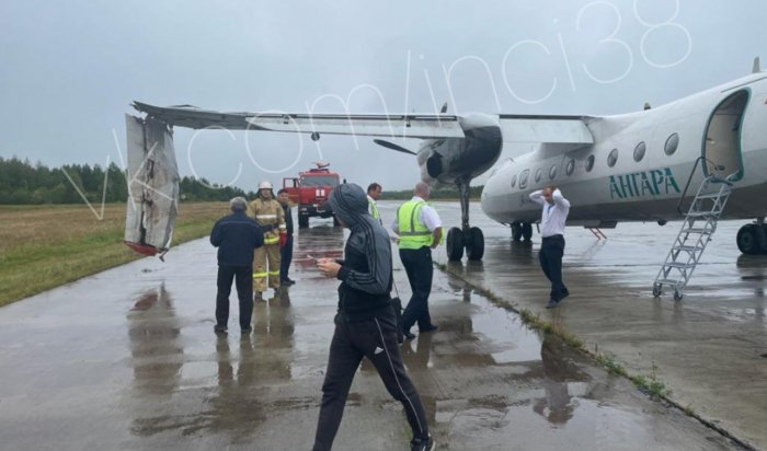 В Усть-Куте аварийно сел самолёт Ан-24 компании «Ангара»