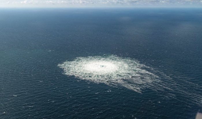 Роскосмос показал снимки обстановки в Балтийском море после утечки газа