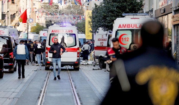 В центре Стамбула прогремел мощный взрыв