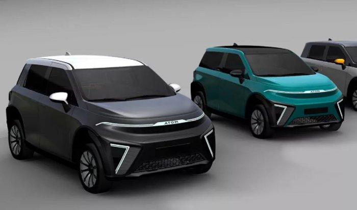 Первые продажи российского электромобиля «Атом» запланированы на 2025 год
