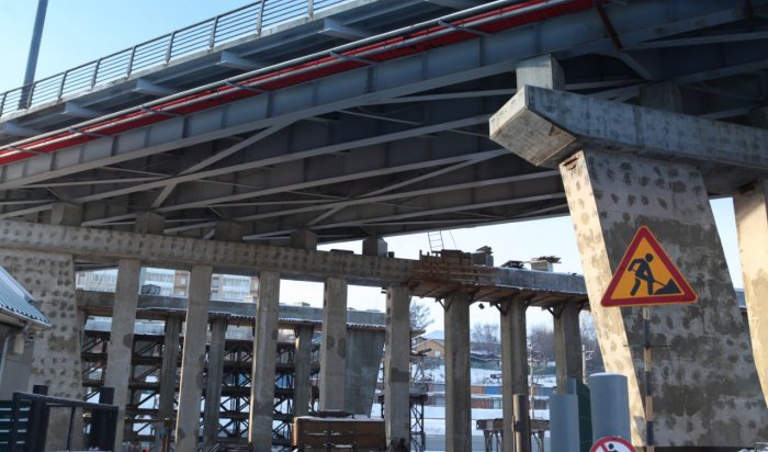 Завершен третий этап реконструкции путепровода на Джамбула в Иркутске