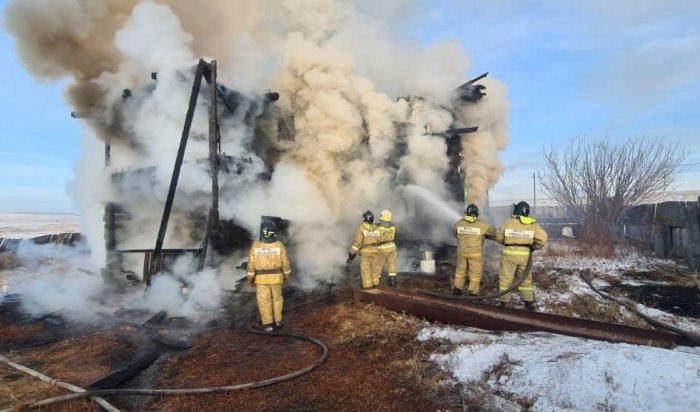 В Заларинском районе в результате пожара погиб человек