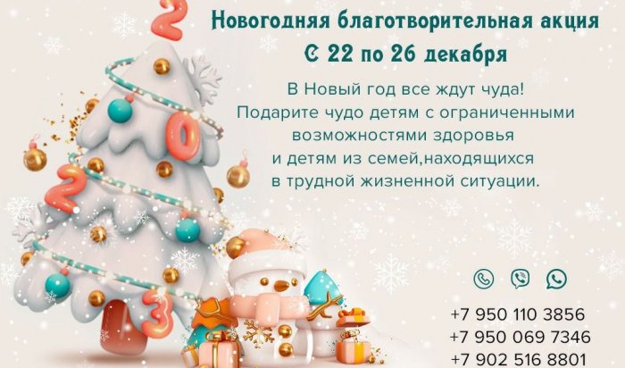 В Иркутске началась благотворительная акция «Подари сказку»