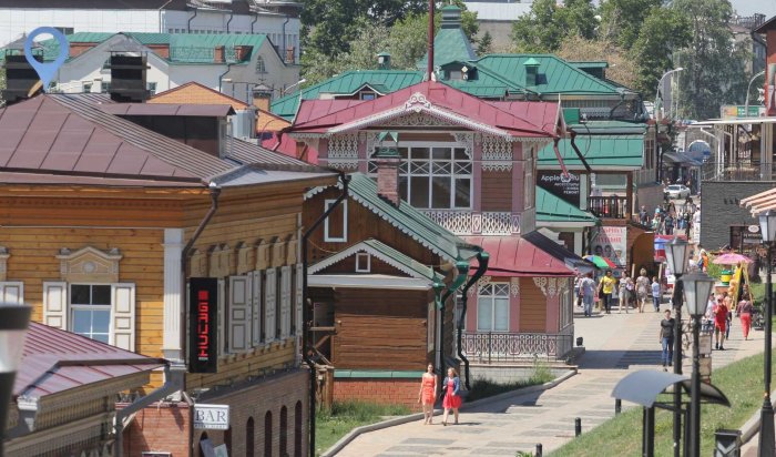 В Иркутске в одном из зданий 130-го квартала произошел пожар (Видео)