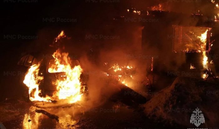 За прошедшие сутки в Приангарье произошло 10 пожаров