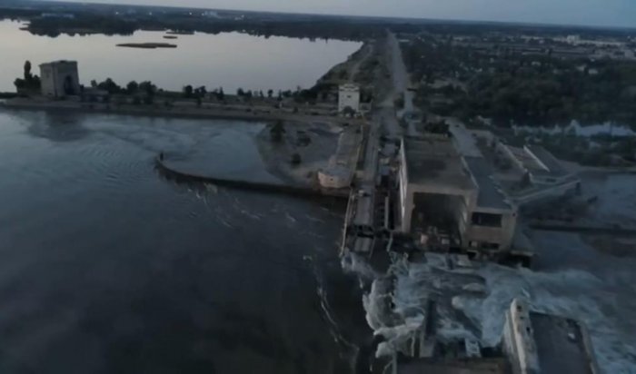 ГЭС в Херсонской области разрушилась из-за обстрела
