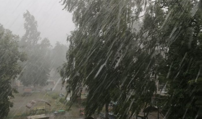 Сильный дождь прогнозируется в Иркутске на 16 августа