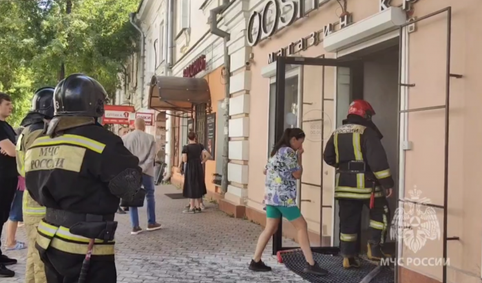 В центре Иркутска произошел пожар