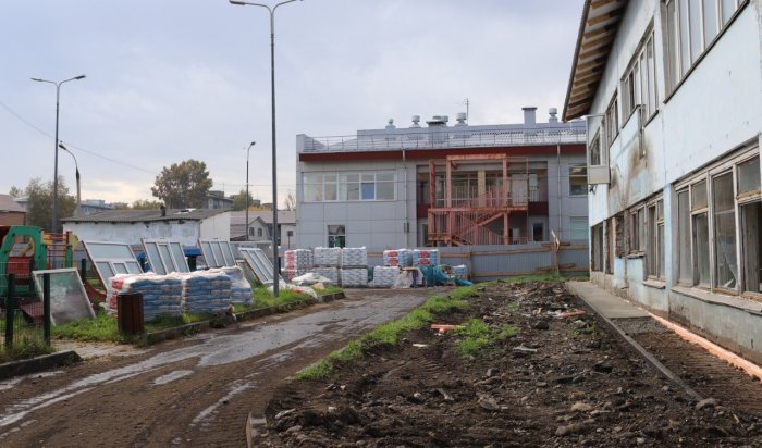 В Иркутске-2 капитально ремонтируют детский сад № 10