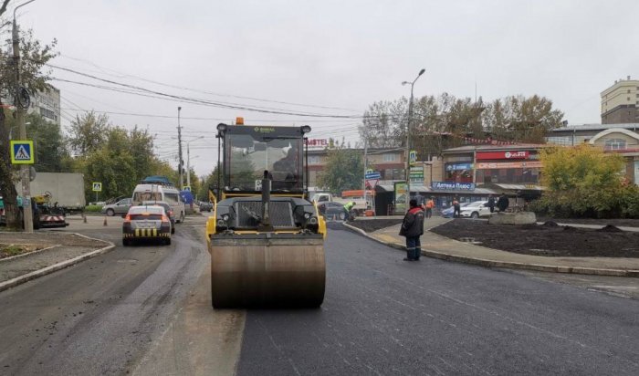 Во всех районах Иркутска продолжаются дорожные ремонты