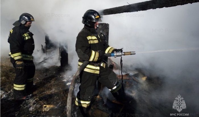 За 1 ноября в Приангарье произошло 12 пожаров