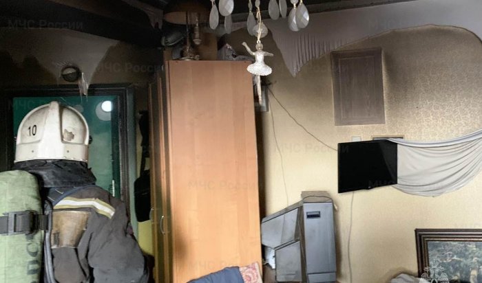 Короткое замыкание стиральной машины повлекло пожар в жилом доме Ангарска