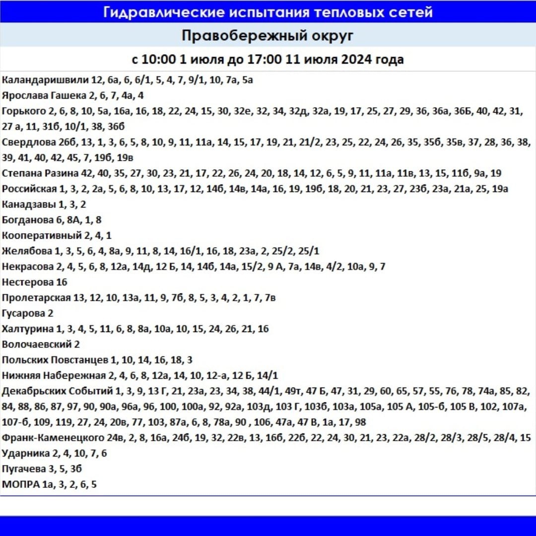 В двух округах Иркутска отключат горячую воду в июле | 17.06.2024 | Новости  Иркутска - БезФормата